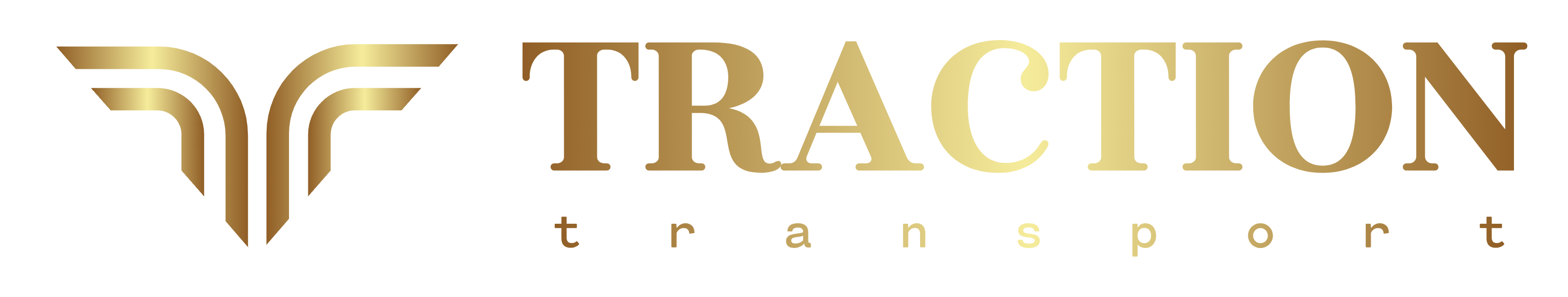 logo traction doré